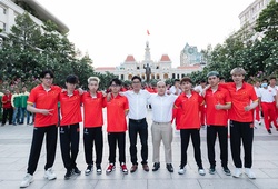 Saigon Phantom tham gia lễ xuất quân của đoàn thể thao Việt Nam dự SEA Games 31