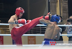 Huỳnh Văn Tuấn thắng dễ đối thủ Lào: Đường bảo vệ ngôi vương Kickboxing SEA Games rộng mở