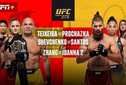 Lịch thi đấu UFC 275: Glover Teixeira vs Jiri Prochazka