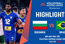 Highlights bóng chuyền nam | Bulgaria vs Brazil | giải Volleyball Nations League 2022