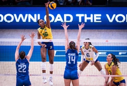 Đinh ba tỏa sáng đưa bóng chuyền nữ Brazil lần thứ 3 liên tiếp vào chung kết VNL