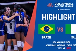 Highlights Chung kết bóng chuyền nữ | Brazil vs Italy | giải Volleyball Nations League 2022