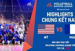 Highlights | chung kết bóng chuyền nam Mỹ vs Pháp | giải Volleyball Nations League 2022