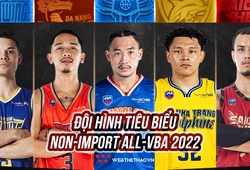 Điểm danh đội hình nội binh - Việt kiều xuất sắc nhất Regular Season VBA 2022
