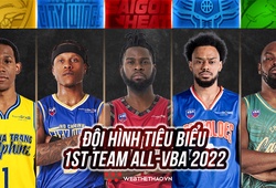 Soi đội hình tiêu biểu 1st Team All-VBA 2022: Gọi tên năm ngoại binh xuất sắc nhất