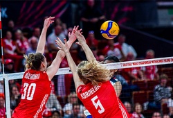 Hàng chắn chơi xuất sắc, Ba Lan đưa bóng chuyền nữ Thái Lan trở lại mặt đất