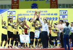 Minh Quang Auto FC lên ngôi vô địch giải futsal thành phố Hà Nội 2022