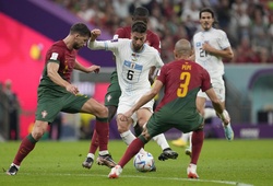 Uruguay đứng cuối bảng sau khi thua Bồ Đào Nha vẫn có cơ hội đi tiếp