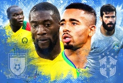 Đội hình ra sân chính thức trận Cameroon vs Brazil: Kẻ đóng thế sẵn sàng
