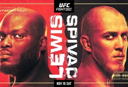 Lịch thi đấu UFC Fight Night 218: Derrick Lewis vs Serghei Spivac