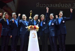 Bộ 7 huyền thoại bóng chuyền Thái Lan được vinh danh "Team of the Decade"