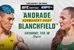 Trực tiếp UFC: Andrade vs Blanchfield