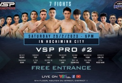 VSP Pro #2: Những màn ra mắt của dàn võ sĩ Boxing tài năng trẻ