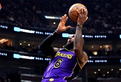 LeBron James ghi điểm mang về chiến thắng, Los Angeles Lakers chốt vé play-in