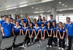 Đội tuyển bóng chuyền nữ Philippines lên đường tới Nhật Bản tập huấn SEA Games 32