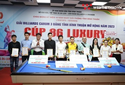 Khởi tranh Billiards carom 3 băng mở rộng Bình Thuận 2023