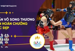 Trần Võ Song Thương tung liên hoàn chưởng cực đẹp giành vàng SEA Games 32