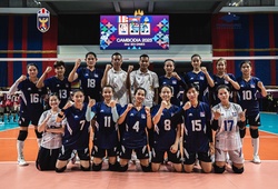 Sau trận thua cực sâu Việt Nam, bóng chuyền nữ Campuchia bất ngờ bỏ giữa chừng SEA Games 32