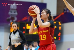 Thắng ngược dòng đội hình nhập tịch Campuchia, ĐT bóng rổ nữ Việt Nam có chiến thắng thứ hai