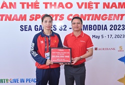 "Bà mẹ 2 con" HCV Boxing SEA Games 32 Hà Thị Linh được thưởng nóng