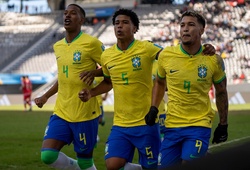 Brazil chơi với 10 người vẫn thắng đậm ở vòng 1/8 giải U20 thế giới