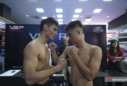Chùm ảnh cân kí Boxing VSP Pro 5: Phan Minh Quân vs. Đào Văn Quân