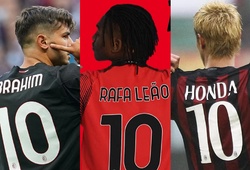 Leao nhận áo số 10 và những chủ nhân trước đó ở AC Milan