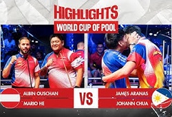 Highlight bán kết World Cup of Pool 2023: Johann Chua và Aranas thể hiện đẳng cấp