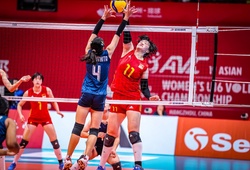 Sốc với chiều cao cực khủng của lứa U16 bóng chuyền nữ Trung Quốc
