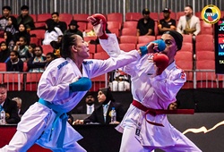 Karate Việt Nam giành HCV đối kháng đồng đội nữ Châu Á
