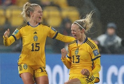 Nữ Thuỵ Điển ngược dòng giành chiến thắng vào phút cuối ở World Cup