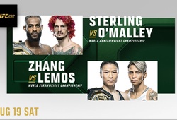 Lịch thi đấu UFC 292: Aljamain Sterling vs Sean O'Malley