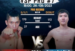 Sự kiện Boxing chuyên nghiệp VSP Pro 7: Sân khấu của các tân binh