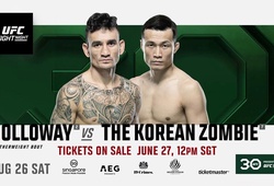 Kết quả UFC on ESPN+ 3: Max Holloway đối đầu "Zombie Hàn Quốc"