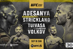 Lịch thi đấu UFC 293: Israel Adesanya vs Sean Strickland