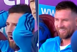 Phản ứng của Messi trên băng ghế dự bị Argentina trong trận gặp Bolivia