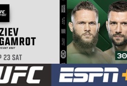 Lịch thi đấu UFC Fight Night 228: Rafael Fiziev vs. Mateusz Gamrot