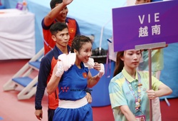 2 lần bị tuyên bố "thua nhầm", Nguyễn Thị Ngọc Trân vẫn thắng trận và gặp cựu VĐTG tranh HCĐ Boxing ASIAD 19