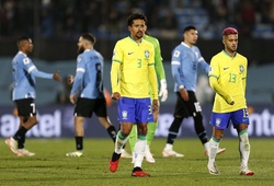 Chỉ số tấn công thảm hoạ của Brazil trong trận thua Uruguay