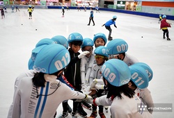 Các VĐV nhí "hâm nóng" sân băng đầy thú vị trong ngày hạ màn giải Vô địch trượt băng trẻ quốc gia 2023