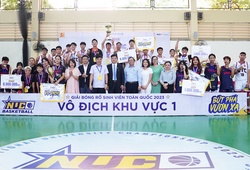Kết quả vòng loại miền Bắc Giải bóng rổ sinh viên toàn quốc NUC 2023: Gọi tên hai nhà tân vô địch