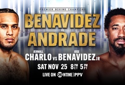 Kết quả Boxing: David Benavidez đánh Demetrius Andrade bỏ cuộc
