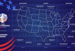 Copa America 2024 sẽ diễn ra tại 14 thành phố của Mỹ
