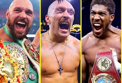 Tyson Fury, Anthony Joshua, Usyk và "cú sốc" trên BXH Top 10 tay đấm hạng nặng năm 2023 của The Ring