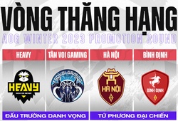 Lịch thi đấu vòng thăng hạng Đấu Trường Danh Vọng Mùa Xuân 2024