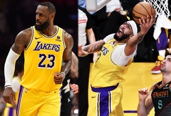 LeBron James chase-down block tuyệt đẹp, cùng Davis và LA Lakers tặng Wizards chuỗi 13 trận thua