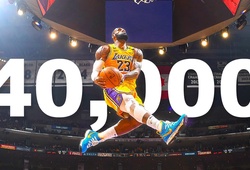 40 thống kê nhân dịp LeBron James cán mốc 40.000 điểm (Kỳ 2): Những thành tựu và kỷ lục NBA