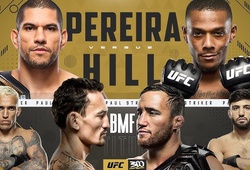 Lịch thi đấu UFC 300: Alex Pereira vs. Jamahal Hill