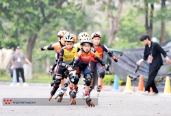 VĐV nhí tranh tài gay cấn ở giải các CLB Roller Sports Hà Nội mở rộng 2024