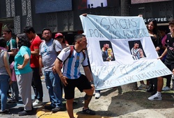 Hình ảnh Messi được đón tiếp cuồng nhiệt ở Monterrey trước cuộc tái đấu